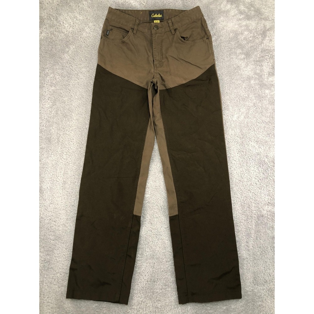 Cabela's Upland Traditions Hunting Pants Men's 30x34 Brown Canvas